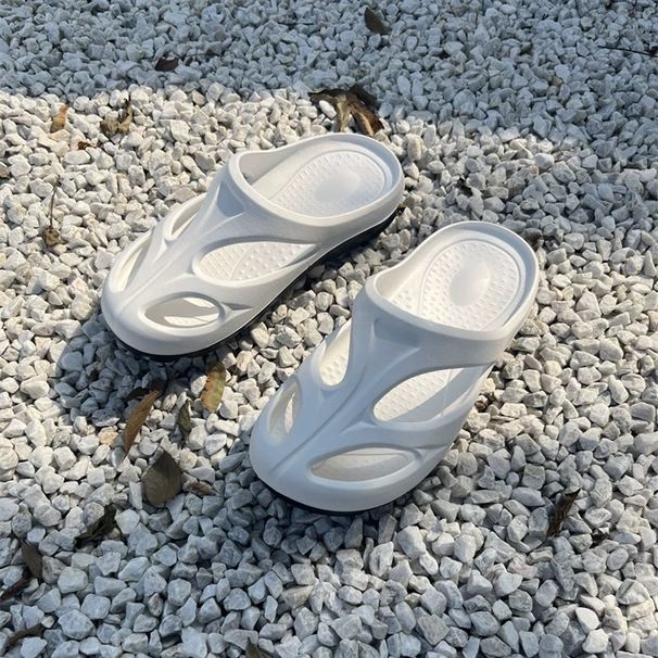 Outdoor All Match Casual Slippers, Light And Soft Arch Slippers, Daily Casual Non Slip Eva Hole Shoes, Beach Shoes And Sandals_vogvips.com