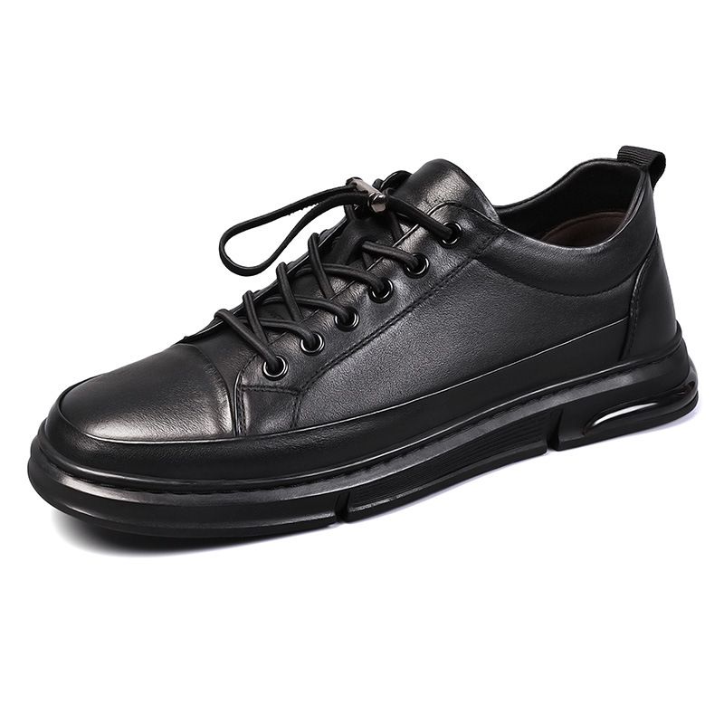 Board Shoes Men's Sports And Leisure First-layer Low-top Breathable Small White Shoes Men's Shoes_vogvips.com