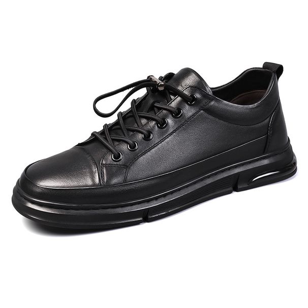 Board Shoes Men's Sports And Leisure First-layer Low-top Breathable Small White Shoes Men's Shoes_vogvips.com