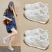 Dad Shoes Female Student Sports And Leisure Shoes Mesh Heightening Shoes Breathable_vogvips.com