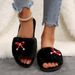 2025 Foreign Trade Women's Furry Slippers Winter Warm Home Cotton Slippers_vogvips.com