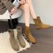 2026 British Style Retro Round Toe Chunky Heel Short For Women Autumn New Fashion Versatile Stylish Lightweight Martin_vogvips.com
