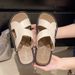 New Cross-strap Flip-flops Daily Seaside Casual Slippers Women's Trend Fashion Beach Sandals_vogvips.com