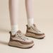 Leather High Top For Women Autumn Winter New Korean Version Versatile Student British Style Lace Up Sports And_vogvips.com