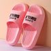 Home Couple Women, Summer Indoor Bathroom Shower Soft Sole Hotel Sandals For Men, One-Word Slippers_vogvips.com
