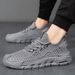 New Spring Summer Men's Flyknit Breathable Casual Work Thick Sole Driving Outdoor Sports Running Shoes_vogvips.com