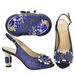 Frosted parquet diamond all-in-one round head fish mouth casual high-heeled fashion sandals with clutch set_vogvips.com