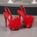 Elegant Strappy Stiletto Heels - 15cm High Heel Sandals For Women, Fashionable Fish Mouth Open-Toe Party Shoes With Buckle Closure_vogvips.com