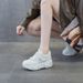 Women's Height-increasing Dad Shoes, 2026 Spring New Korean Version, Thick-soled White Sneakers, Trendy Casual Fashion_vogvips.com