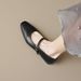 Pointed Single Shoes Women's Flat-soled Retro Word With Mary Jane Shoes French Soft-soled Grandma Shoes_vogvips.com