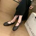 Ballet Flats Spring And Autumn Soft Bottom French Mary Jane Elegant Womens Shallow Mouth Kawaii Ladies Shoes 260325_vogvips.com