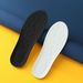 Latex sports insoles for women warm thick shock absorption breathable sweat absorption deodorant soft bottom latex super soft insoles for men winter_vogvips.com