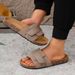 Men's One-Strap Sandals: Waterproof, Anti-Slip, Thick-Soled, Wear-Resistant, Soft-Soled, Comfortable, Everyday Slip-On Sandals._vogvips.com