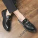 autumn Fashion Trend Pointed Casual Leather British Retro Lazy Business Bean Men's Shoes_vogvips.com