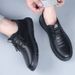 Spring New Men's Business Casual Soft Sole Comfortable Trendy Fashion Small Leather Shoes For Men_vogvips.com