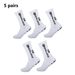 Premium Football Socks With Grip Dots - Breathable, Anti-Slip, Moisture-Wicking Sports Socks For Men & Women (5-Pack, Assorted Colors)_vogvips.com