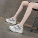 Small Thick-soled Heightening Shoes Women's Forrest Gump Little White Shoes Casual Versatile Breathable Sports Women's Shoes_vogvips.com