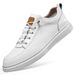 Cave Cowhide Men's Board Shoes Genuine Leather Casual Men's Mid-top Leather Shoes Invisible Inner Height Increase Men's Shoes_vogvips.com