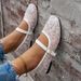 cross-border Summer New European And American Foreign Trade Large-size Square-toed Women's Flat Loafers Casual_vogvips.com