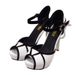 Fashionable Sandals For Spring Summer With Thin Heels, New European And American Style, Open-toe, Color-blocked,_vogvips.com
