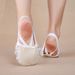 Dance Shoes Dancer Green Diamond Half Shoes Belly Dance Comfortable Practice Shoes Training Foot Cover Insole Cover Hot Sale Stage Focus_vogvips.com
