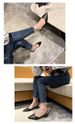 Women's Sandals - 2026 Summer New Style Thick Heel Sandals - Women's Pointed Toe Medium Heel Slippers_vogvips.com