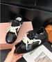 Retro Insole Height-increasing, Color-blocking And Patchwork De Xun Shoes, Women's Warm, Casual And Sporty Forrest Gump Shoes_vogvips.com