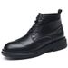 European Warm Series 2025 Winter New Thick-Soled 6-Hole British Style Trendy Martin Warm Fleece-Lined Short Men's Leather Boots_vogvips.com