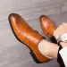 Mens Dress Mon Casual Leather Formal Fashion Wedding Designer Loafers Oxfords Business Shoes For Men With Free Shipping_vogvips.com