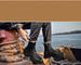 Martin Boots Men's Trendy Velvet Cotton Shoes High-top Wind-top Black Tooling Boots_vogvips.com