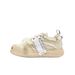 26ss Jianci Same Tan Style Open Canvas Thick Sole Beggar Cheese Cat Couple Smile Shoes Fashion_vogvips.com