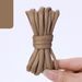 Shoe Accessories bold semi circular shoelaces, color black and white semi circular sports shoelaces,basketball shoelaces_vogvips.com
