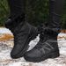 Women's Winter Snow Boots With Fleece Lining, Non-Slip Rubber Sole, Warm & Comfortable Casual Shoes For Cold Weather Cotton Shoes, Women's Boots_vogvips.com