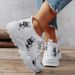 2025 Women's Slip-On Mesh Casual Shoes, Cross-Border Dropshipping, Dad Shoes With Flat Heel, Fashionable And_vogvips.com