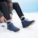 Snow Boots For Autumn And Winter, Outdoor Couple Style, Casual Hiking, Cotton Shoes With Anti Slip, Waterproof And Plush Insulation For Warmth_vogvips.com