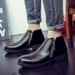 European Warm Series New Martin For Men Thick Sole British Style Men's Shoes Work Desert Trendy Zipper Boots_vogvips.com