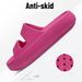 Bebealy Summer Arch Support Slide Sandals For Women Pillow Soft Cloud Slippers New Home Shower Slippers For Plantar Fasciitis_vogvips.com