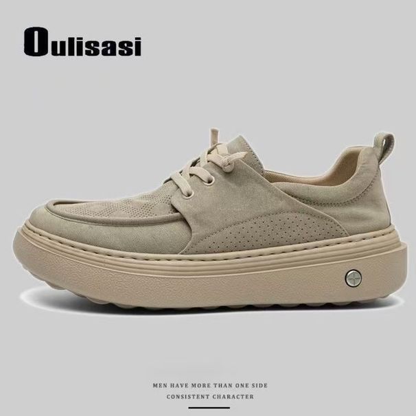 2025 Breathable Slip-On Canvas Summer New Men's Thick-Soled Lightweight Wide-Toe Casual Shoes_vogvips.com