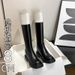 2025 New Autumn Winter Color Block Thick Sole Over-the-Knee High Long Riding Boots For Women_vogvips.com