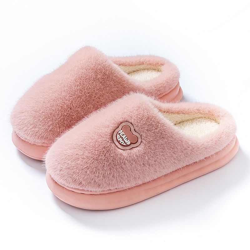 New Sticker Cat Cotton Women, Autumn And Winter Indoor Home Non-Slip Household Couple Outdoor Knitted Slippers For Men_vogvips.com