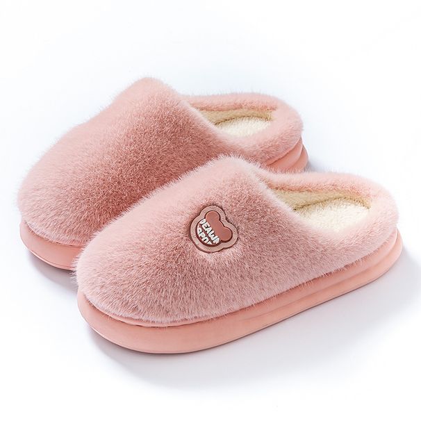 New Sticker Cat Cotton Women, Autumn And Winter Indoor Home Non-Slip Household Couple Outdoor Knitted Slippers For Men_vogvips.com