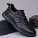 Comfortable Leather Spring Autumn Business Casual Men's Low-top Trendy Versatile Shoes_vogvips.com