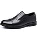 Autumn New Men's Genuine Leather Business Formal Slip-On Non-Slip Soft Sole Three-Joint Shoes_vogvips.com