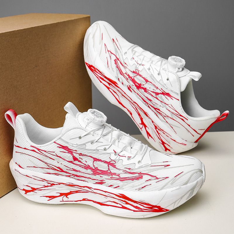 Ultra-light Carbon Plate Middle School Students, High-quality Autumn Winter Casual Sports Running Shoes With Double Mesh_vogvips.com