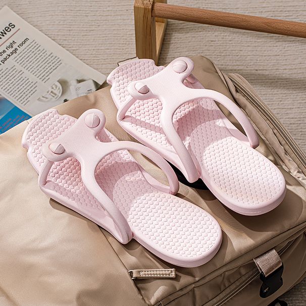 Foldable Slippers Women, Detachable, Portable Travel, Hotel Bathing, Beach, Men's Flip-Flops For Travel_vogvips.com