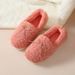 Autumn Winter Slippers With Heel For Women, Postpartum Soft Sole Maternity Home Plush Cotton Shoes, Ins Style_vogvips.com