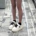 New 1 SMFK Ripple Cross Flower Mesh Flat Breathable Women's Shoes Casual Versatile Lightweight Fitness Sneakers_vogvips.com