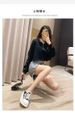 European Style New-Inspired Canvas For Women, 2025 Spring/Summer New Model, Height-Increasing Biscuit Shoes, Lace-Up_vogvips.com