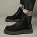 Tooling Boots Men's Outdoor Martin Boots Men's Big Head Big Yellow Boots Fur Retro Men's Boots_vogvips.com