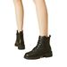 24 Winter New Cowhide Chunky Heel Thin Velvet Martin Ming X Same Style Versatile Women's Fleece-Lined Genuine Leather_vogvips.com